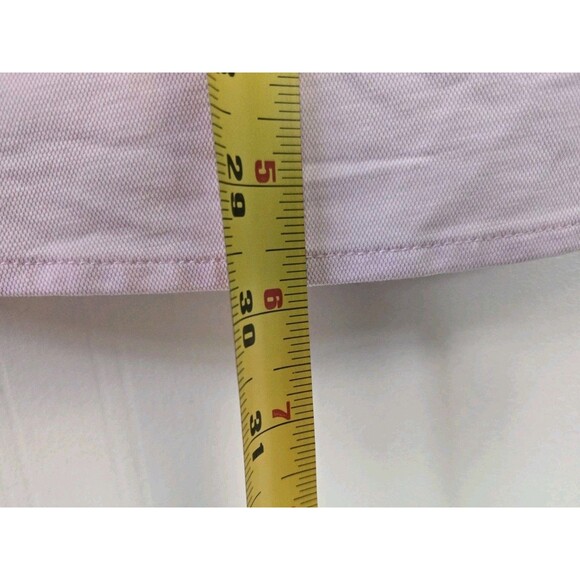 7 Diamonds Shirt Mens Small Pink 4 Way Stretch Oxford Long Sleeve Button Up - Picture 7 of 7